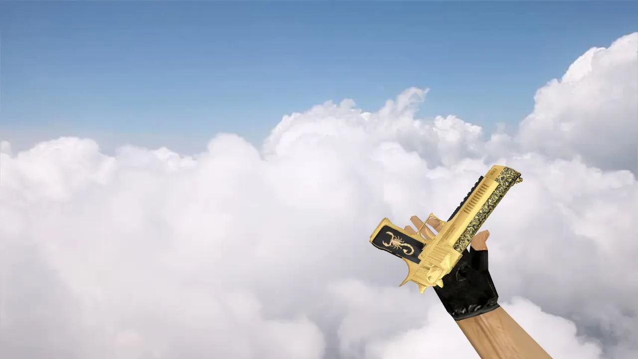 Модель «Deagle Gold Scorpion» для CS 1.6: обзор и характеристики - скриншот 1