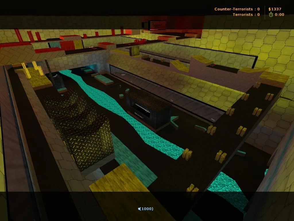 Карта deathrun_collor_fg для CS 1.6: тактика за CT и T, точки, .nav, оптимизация wpoly/epoly, без вирусов - скриншот 5