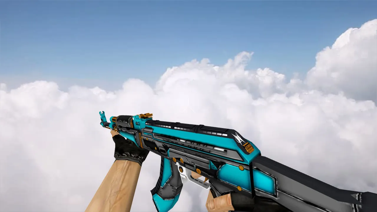 Модель AK-47 Overdrive (v_ p_ w_) для CS 1.6: звуковое сопровождение, анимация осмотра, качество текстур - скриншот 2