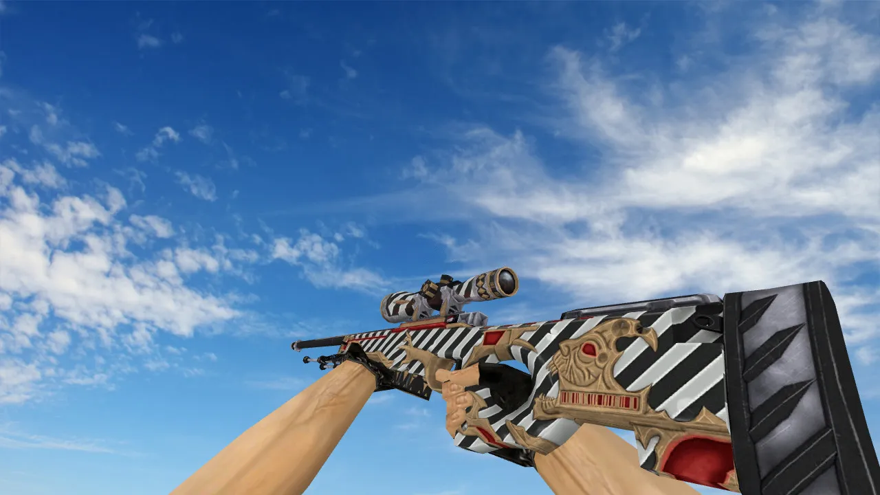Модель «AWP Faust» для CS 1.6 - Уникальные текстуры и анимация - скриншот 1