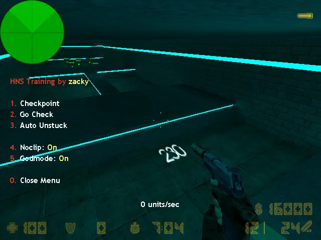 deathrun_blue_x - карта deathrun для CS 1.6: точки, раунды, .nav и оптимизация - скриншот 8