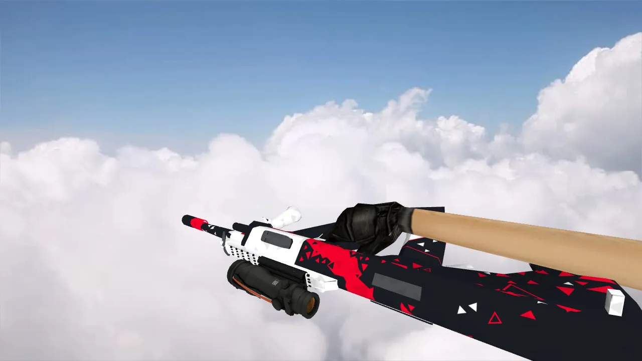 Модель AUG Q Sport для CS 1.6 - Уникальный скин - скриншот 2