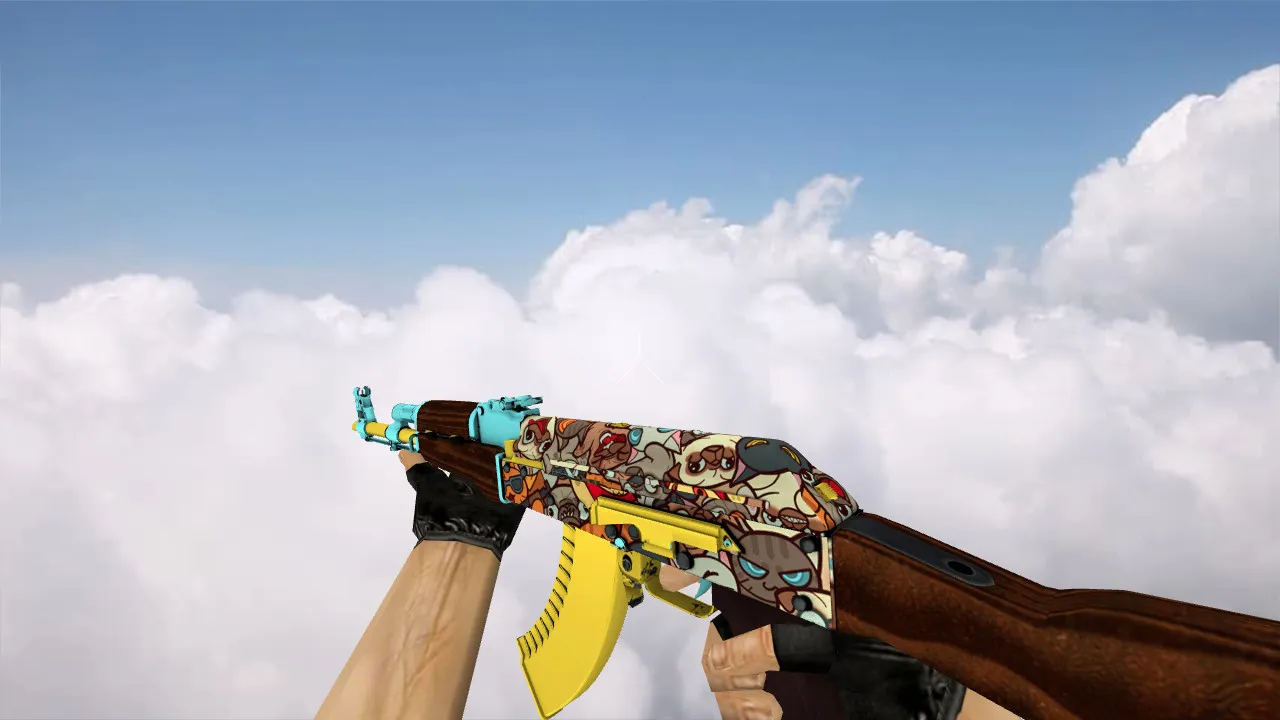 Модель «AK-47 PawPaw» для CS 1.6: v_ p_ w_ модели, звуки, анимация осмотра и текстуры — скриншот 2