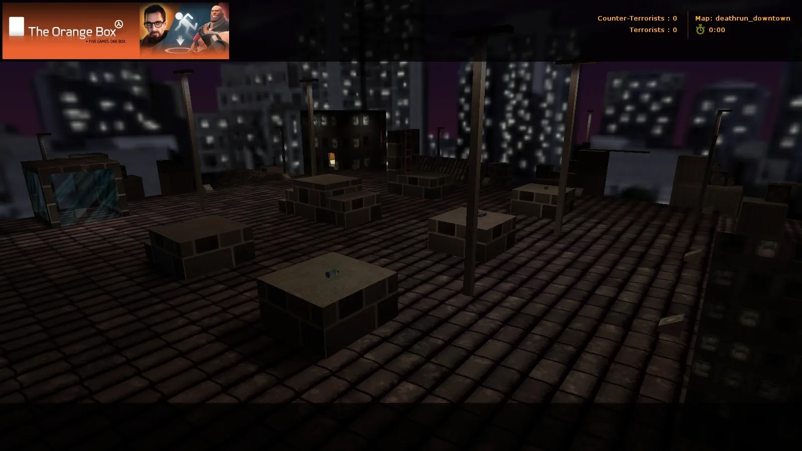 Карта deathrun_downtown для CS 1.6: deathrun, раунды с ловушками и тактика для CT/T - скриншот 4