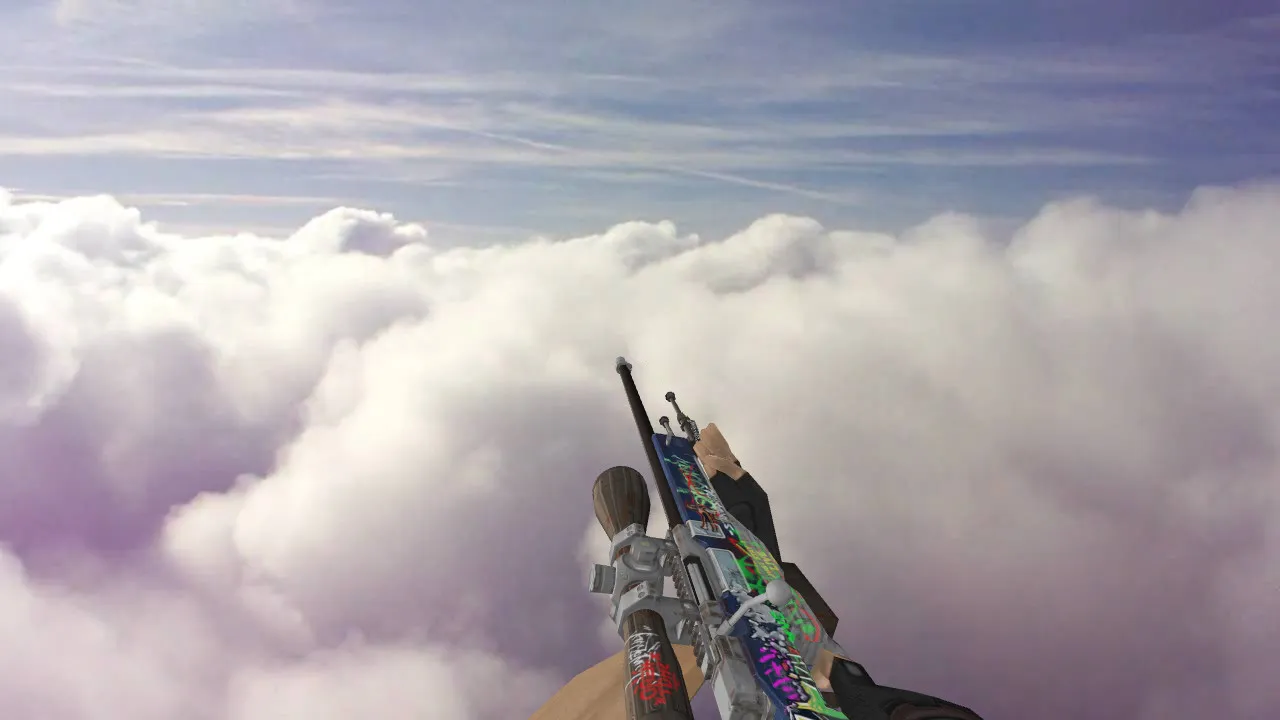 Модель «AWP Train Graffiti» для CS 1.6 - Качество и Уникальность - скриншот 2