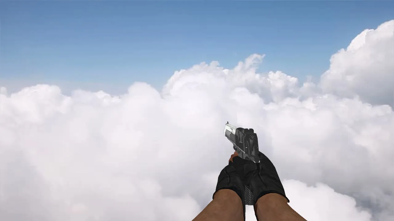 Модель «Deagle Carbon Steel» для CS 1.6 - Качество и Анимация — скриншот 1