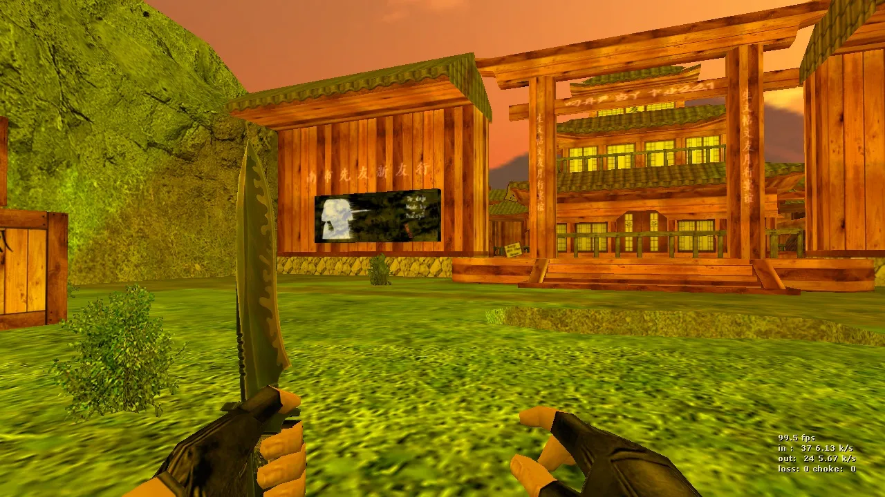 deathrun_dojo для CS 1.6: тактика за терр и контры, схема раундов и запуск карты без проблем - скриншот 1