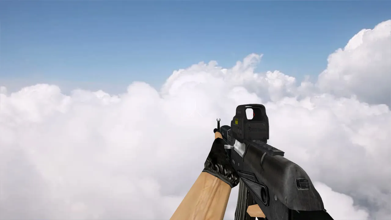 Модель «AK-103 Eotech EXPS3» для CS 1.6 - Качественная замена - скриншот 1