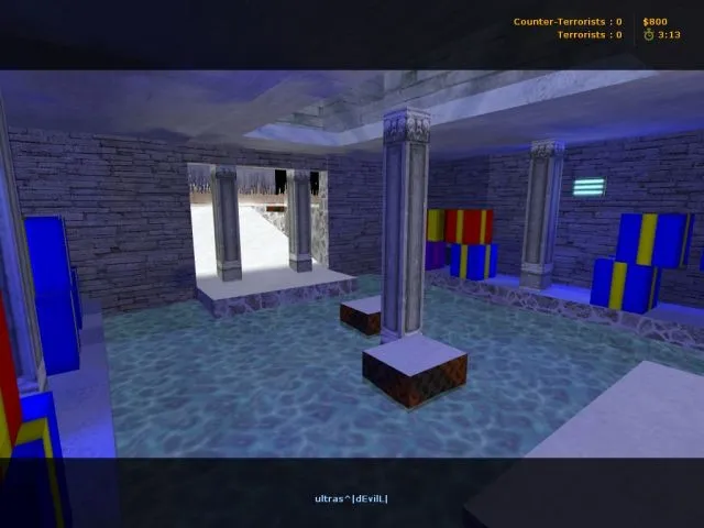 deathrun_alleywinter для CS 1.6: тактики за Т/КТ, точки, навигация ботов и оптимизация карты - скриншот 4