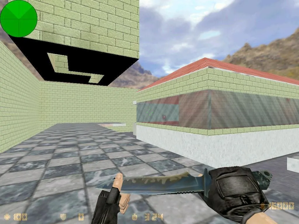 deathrun_easy_v2 для CS 1.6: тренировочная карта с таймингами, точками и ботами, стабильная сборка - скриншот 4