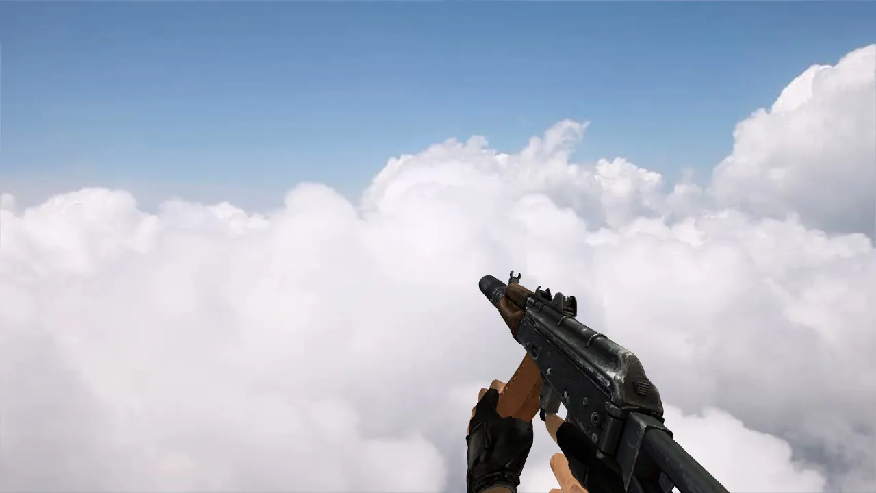 Модель «AKS-74U Supressed» для CS 1.6 — Идеальный выбор для геймеров - скриншот 2