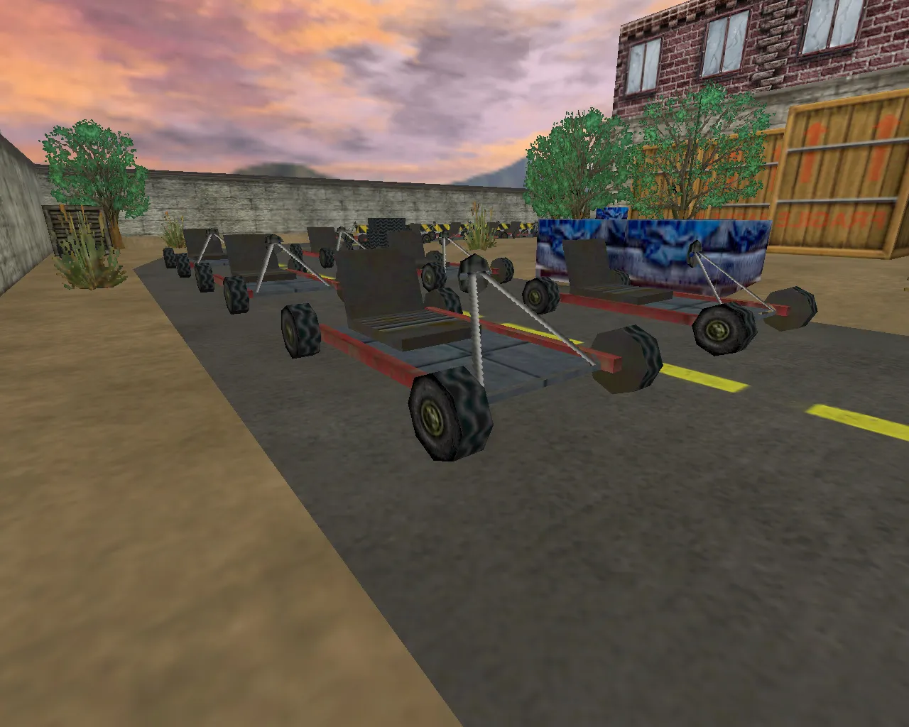 cs_gokarts2race для CS 1.6: карта, баланс сторон, точки и боты, .nav, оптимизация wpoly/epoly - скриншот 4