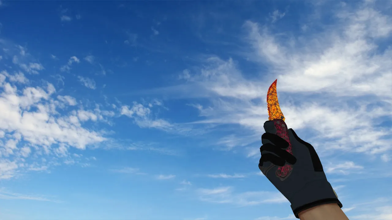 Нож «Flip Knife Armageddon» v_ для CS 1.6: звуковое сопровождение, анимация осмотра, текстуры и точная модель в игре — скриншот 1
