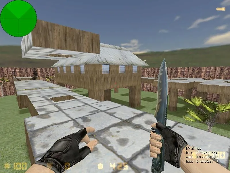 deathrun_friends для CS 1.6: карта deathrun, баланс сторон, точки, .nav и оптимизация - скриншот 2