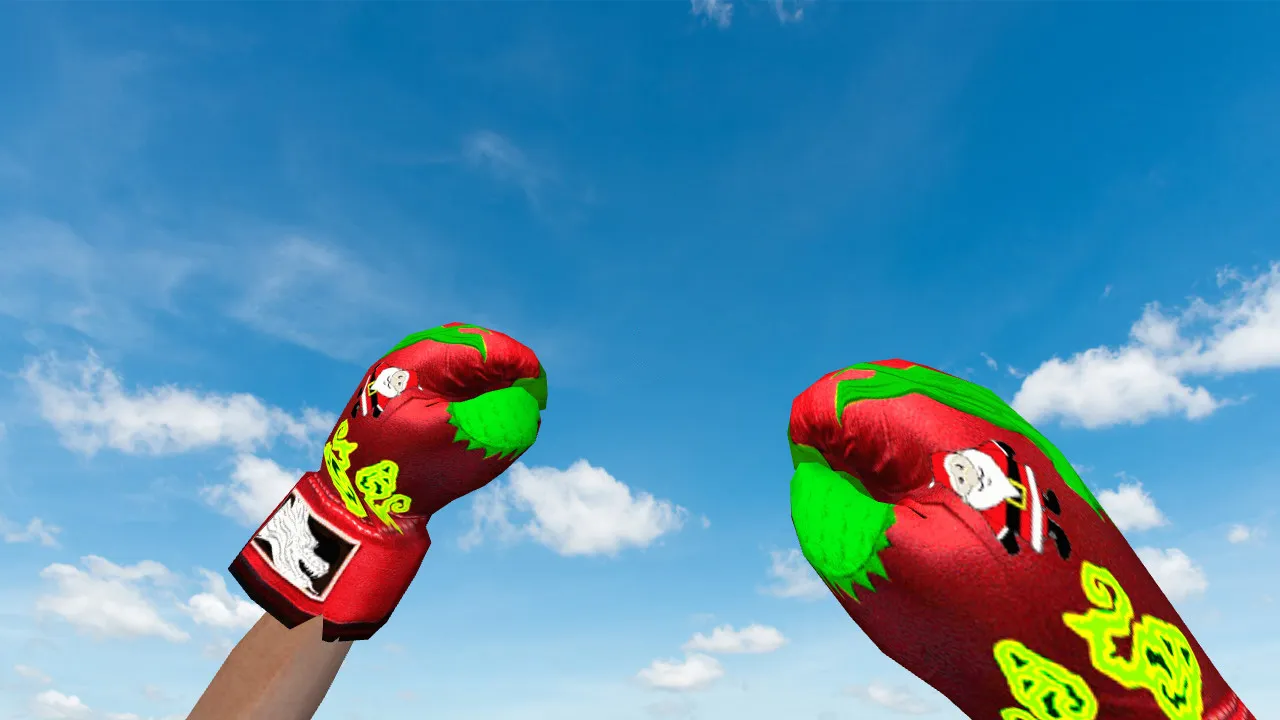 Модель «Boxing Gloves» v_ для CS 1.6: нож с анимацией осмотра, звуками и текстурами — screenshot 1