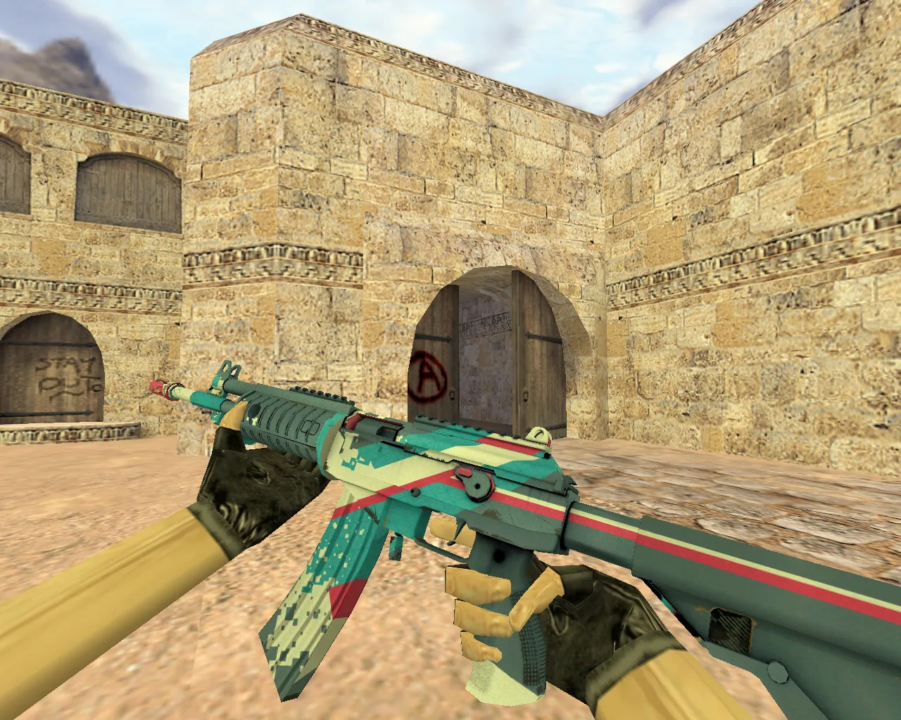 Скин «Galil Леденец» для CS 1.6 - Окунись в игру - скриншот 1