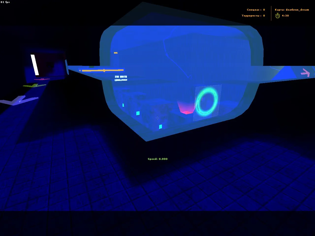 deathrun_dream для CS 1.6: deathrun-карта, .nav для ботов, позиции за ct/tt, оптимизация и конфиг - скриншот 1