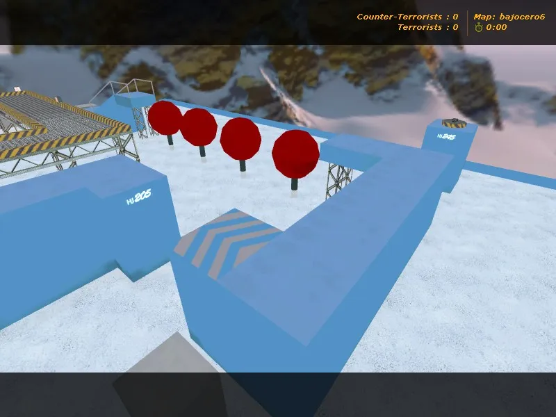 deathrun_bajocero для CS 1.6: точки, раунды и боты, .nav, оптимизация и настройка карты - скриншот 5