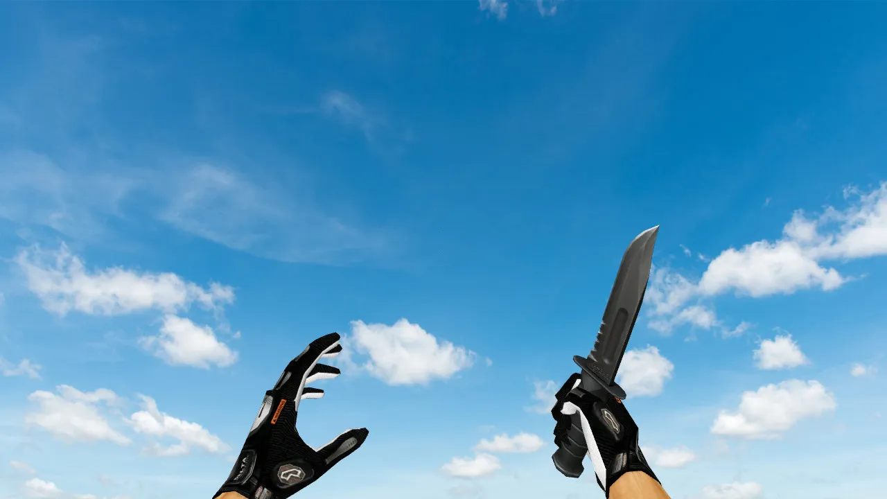 Модель «CF Knife Black» (v_, p_, w_) для CS 1.6: звуки, анимация осмотра, качество текстур - скриншот 1