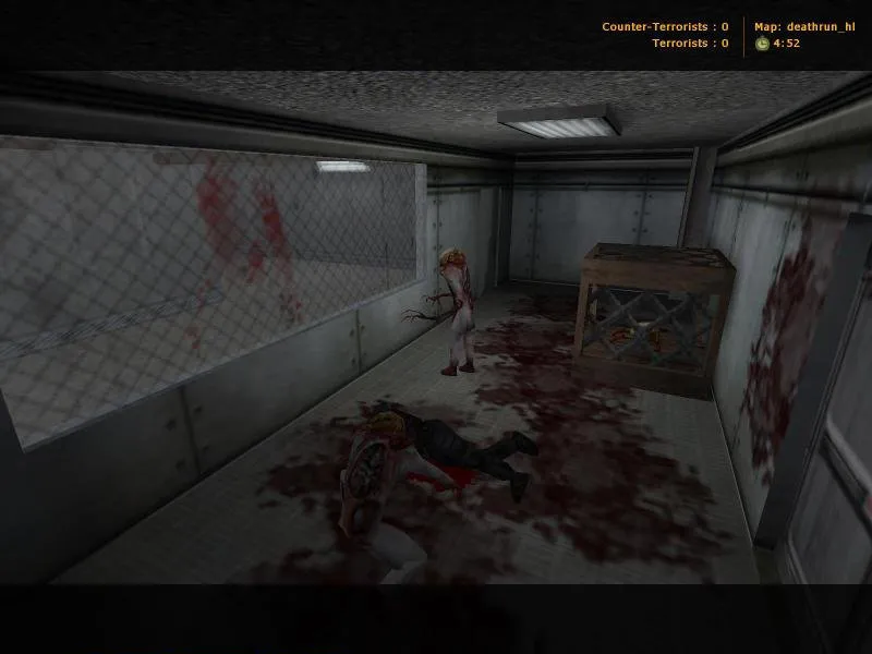 deathrun_hl для CS 1.6: карта Deathrun, точки, маршруты и настройка раунда - скриншот 1