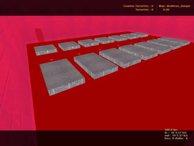 Загрузка карты deathrun_danger для CS 1.6: трамплины, ловушки, контрольные точки, .nav и оптимизация сервера - скриншот 1