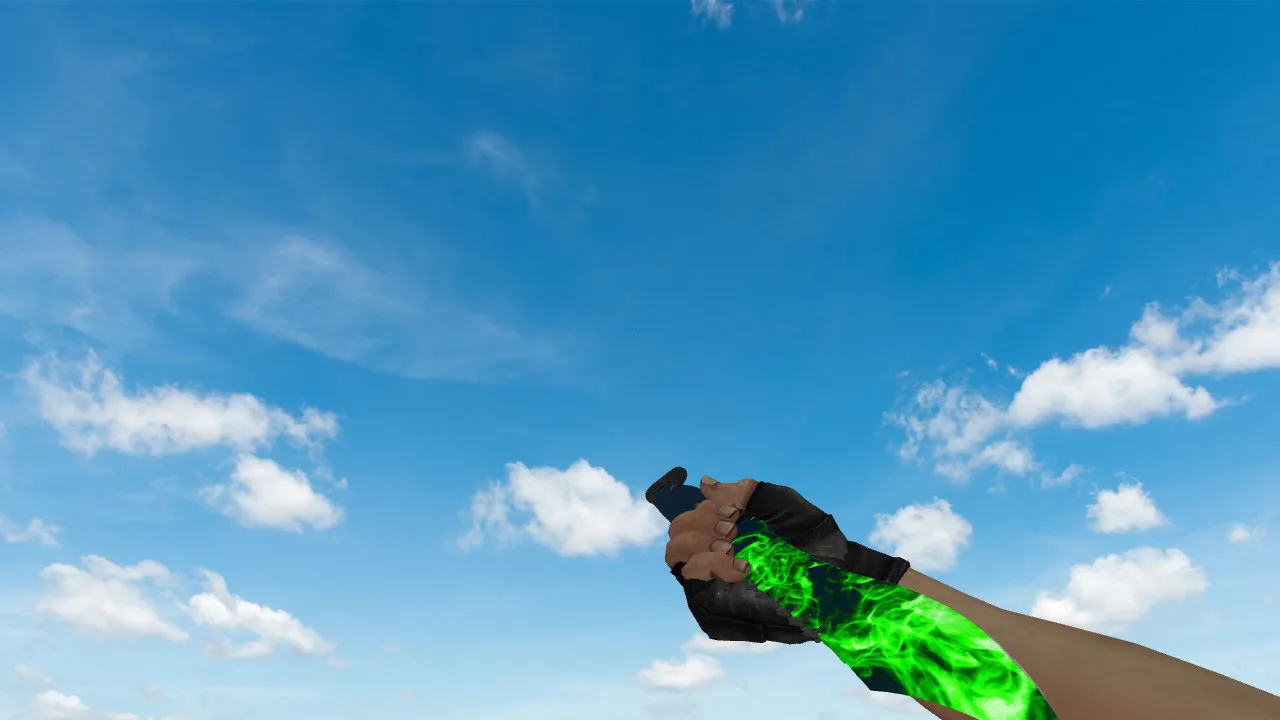 Модель ножа Bowie Knife Poisonous Gas для CS 1.6: v_, p_, w_ модели, звуки, анимация осмотра и текстуры - скриншот 1