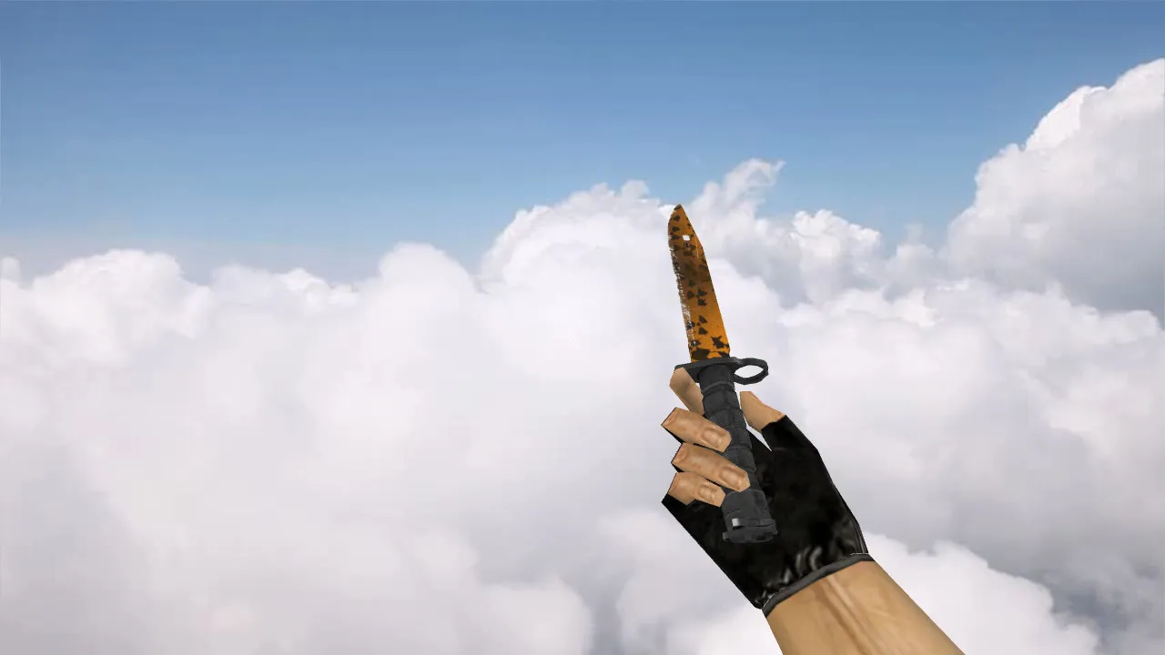 Модель ножа Bayonet «Реактор» для CS 1.6: v_ и p_ модели, звуки, анимация осмотра, текстуры - скриншот 1