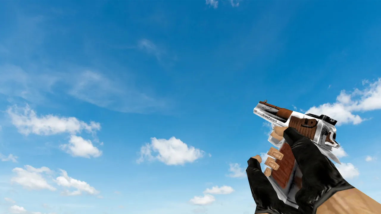 Модель «Default Deagle Wood» для CS 1.6 - Качественное оружие - скриншот 2