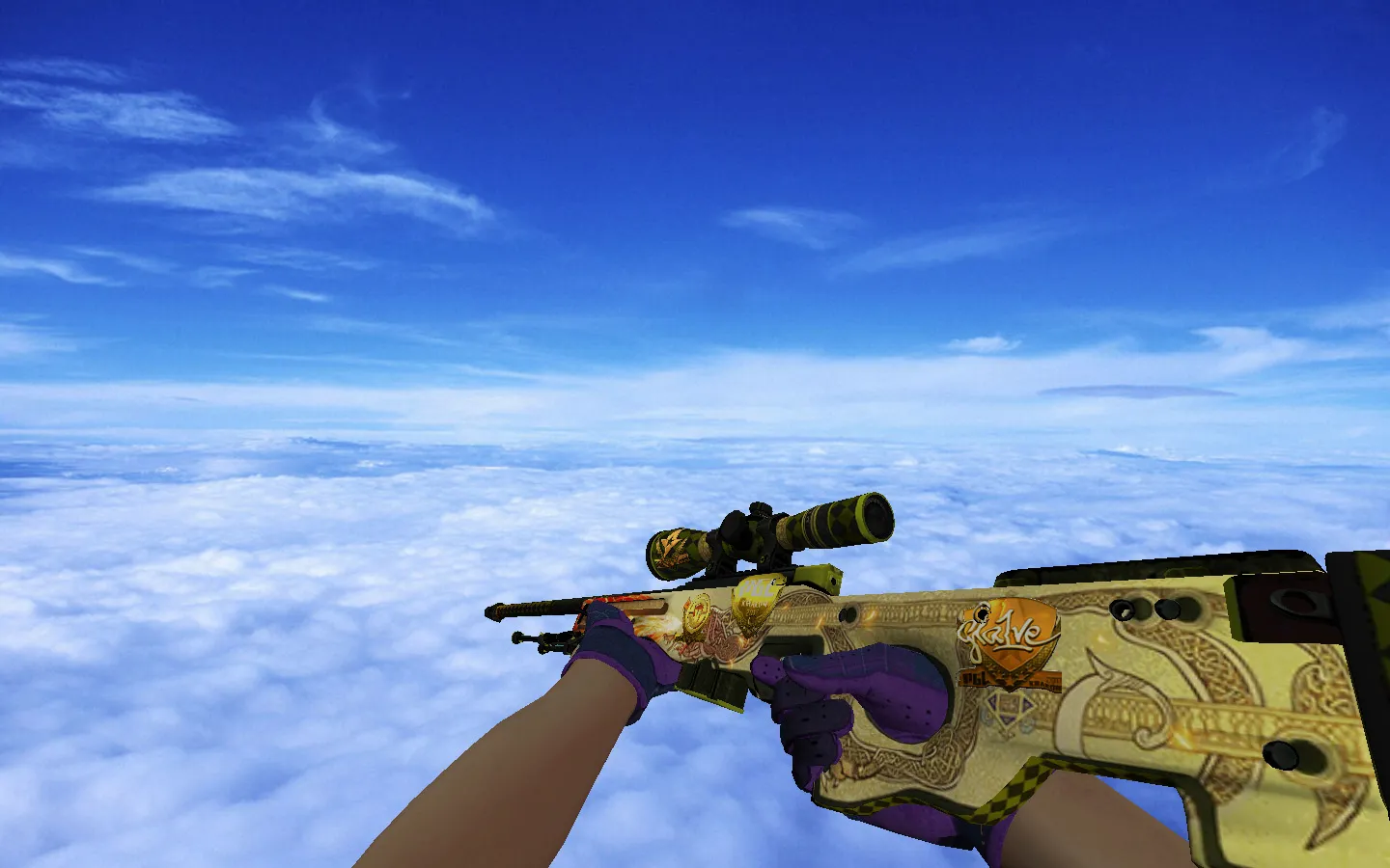 Модель «Сувенирный AWP | История о драконе» для CS 1.6 - скриншот 1
