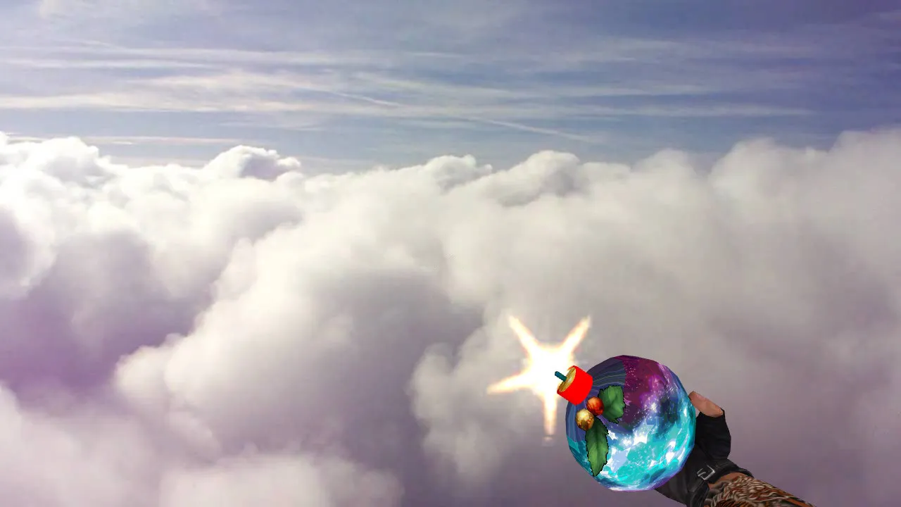 Модель «Xmas Ball Grenade» для CS 1.6: v_ p_ w_ модели, звуки, анимация осмотра, текстуры и настройка без вирусов - скриншот 2