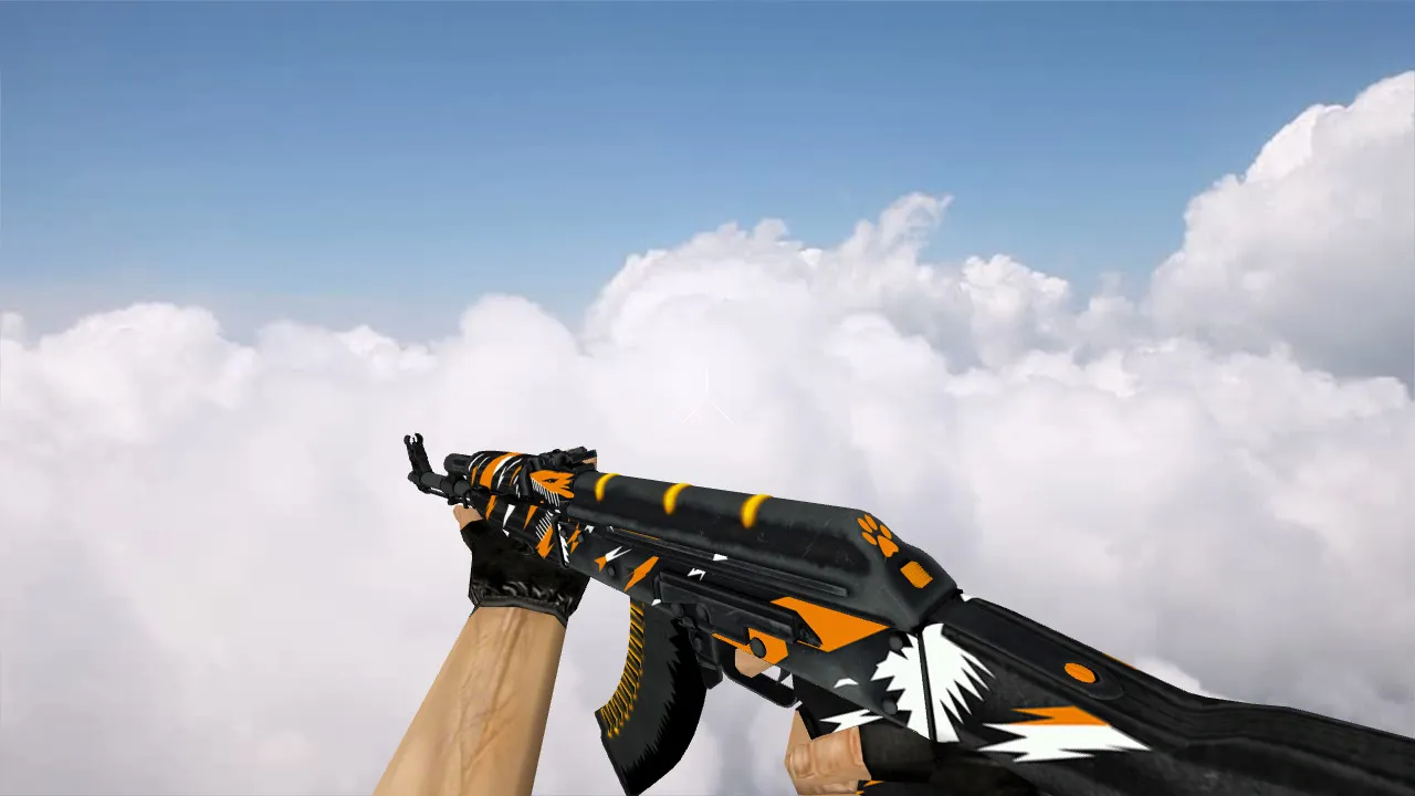 Модель v_ оружия AK-47 The Slayer (p_ и w_) для CS 1.6: звуки, анимация осмотра, текстуры и настройка - скриншот 2