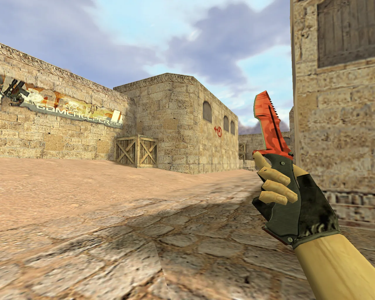 v_knife — «Охотничий нож Убийство» для CS 1.6: p_ и w_ модели, звук, анимация осмотра - скриншот 1