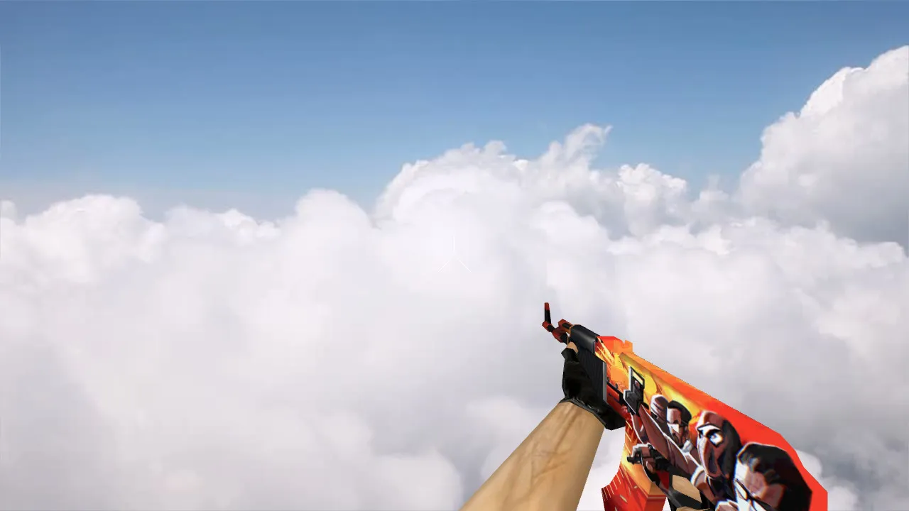 Модель «Default AK-47 Propaganda» v_ и p_ для CS 1.6: звуки, осмотр, текстуры, качество - скриншот 1