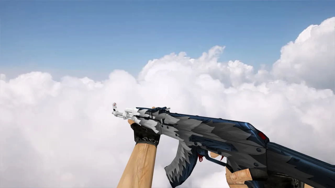 v_ak47 w_ak47 p_ak47 «White Fang» модель АК-47 для CS 1.6 с звуками и анимацией осмотра - скриншот 2