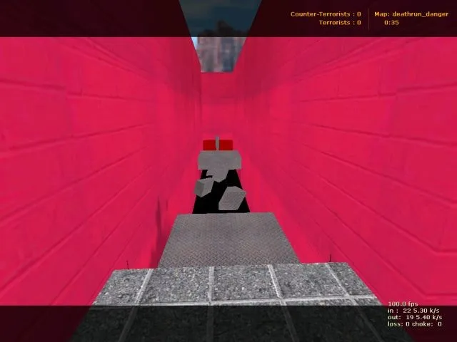 Загрузка карты deathrun_danger для CS 1.6: трамплины, ловушки, контрольные точки, .nav и оптимизация сервера - скриншот 7