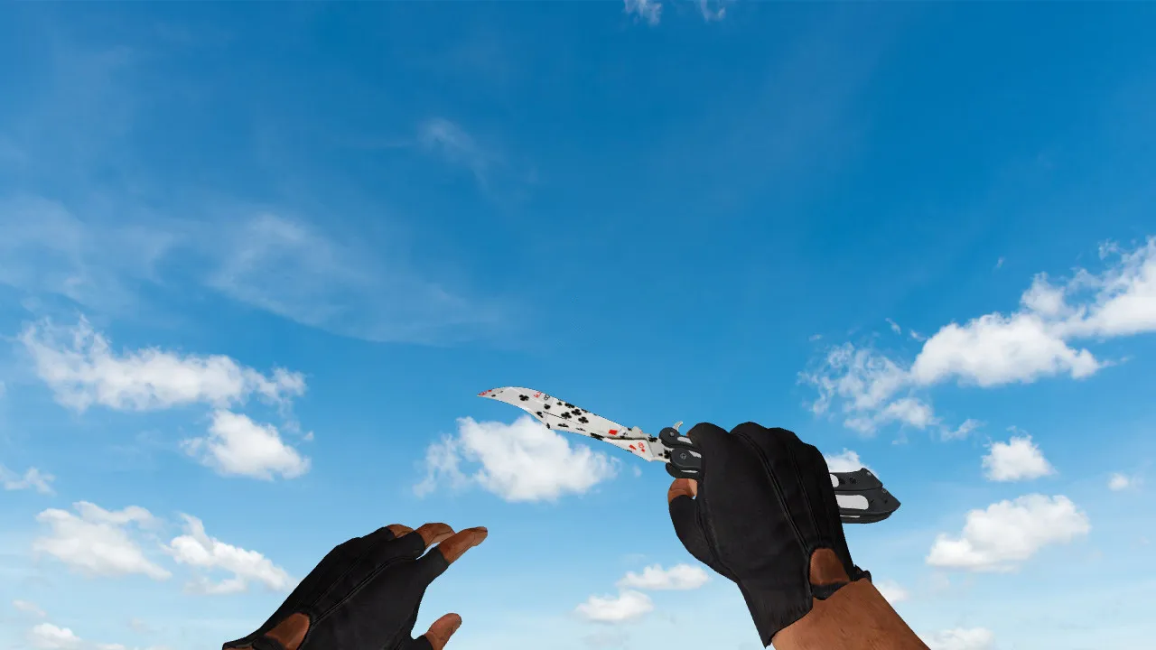 Модель «Butterfly Knife Acer» (v_, p_, w_) для CS 1.6: звук, анимация осмотра, текстуры и настройка - скриншот 2