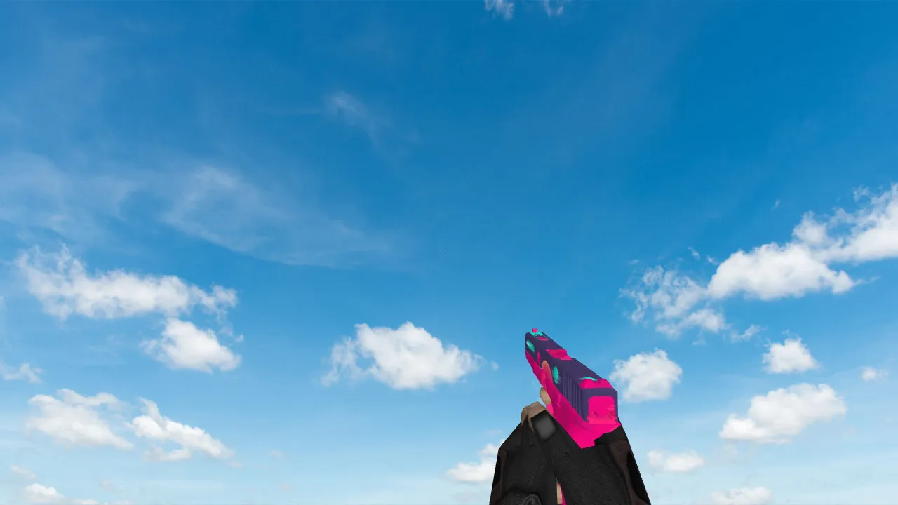 Модель Glock Space Storm для CS 1.6 – космический стиль - скриншот 3