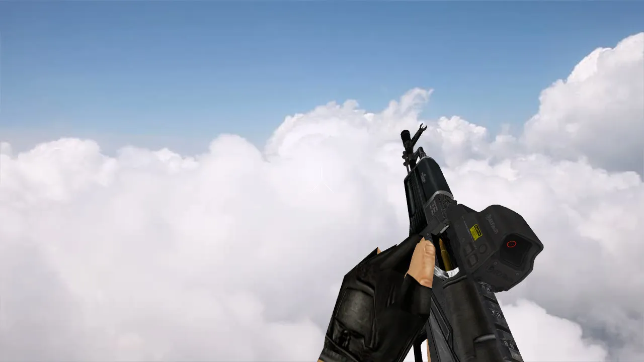 Модель «AK-103 Eotech EXPS3» для CS 1.6 - Качественная замена - скриншот 3