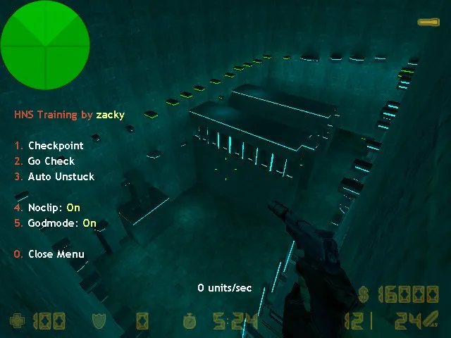 deathrun_blue_x - карта deathrun для CS 1.6: точки, раунды, .nav и оптимизация - скриншот 3