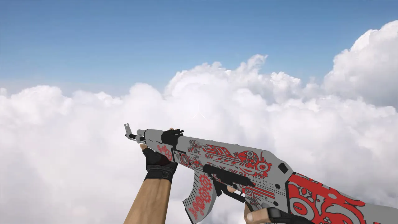Модель АК-47 Gear для CS 1.6 - Оружие с уникальным дизайном - скриншот 2