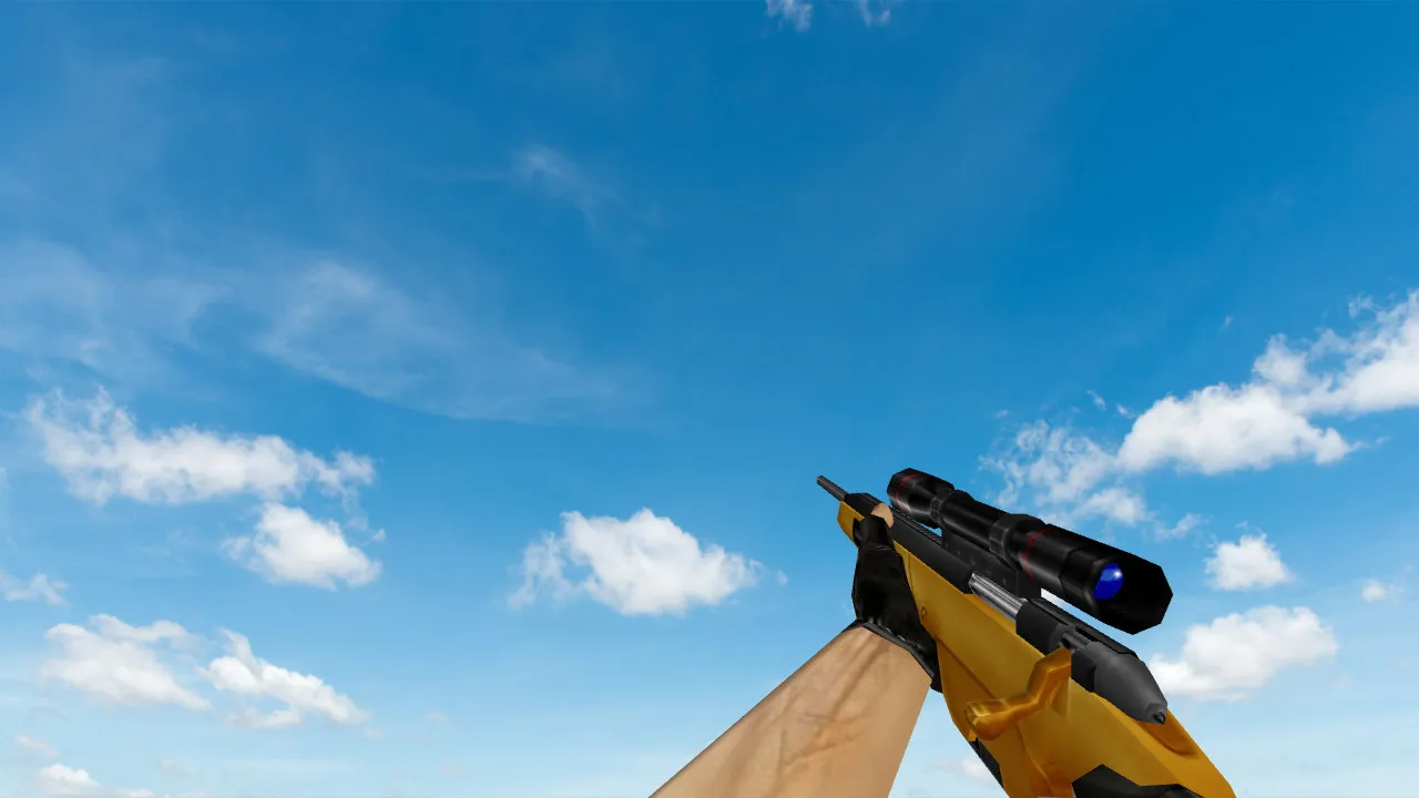 Пак моделей оружия «Gold Weapons Pack V3» для CS 1.6: v_ p_ w_ модели, звуки, анимация осмотра - скриншот 21