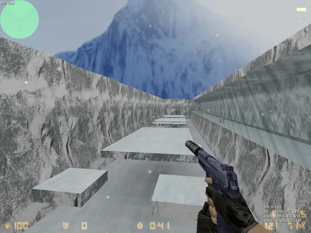 deathrun_gb_winter_final4 для CS 1.6: зимняя deathrun карта, баланс сторон, точки, .nav и оптимизация - скриншот 6