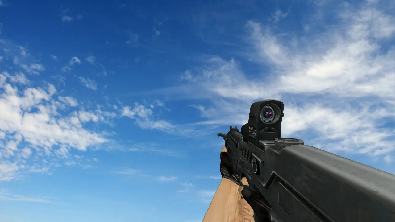 Модель «TAR-21» для CS 1.6 - Оружие для настоящих игроков — скриншот 1