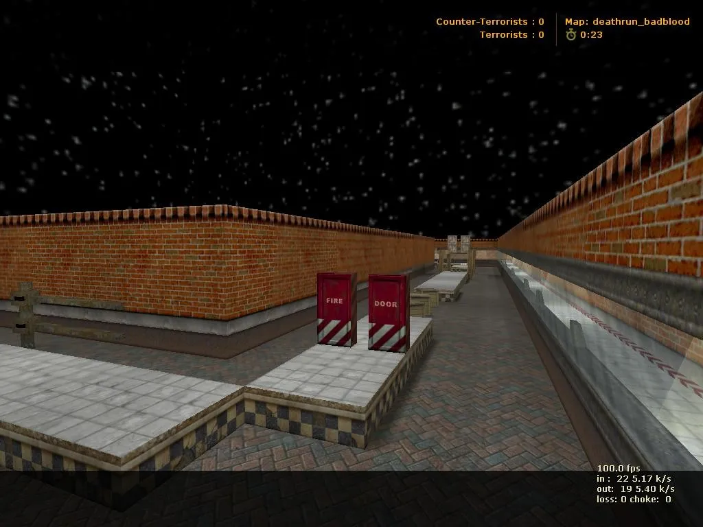 deathrun_badblood для CS 1.6: тактика за Т и КТ, точки, .nav и оптимизация карты - скриншот 7