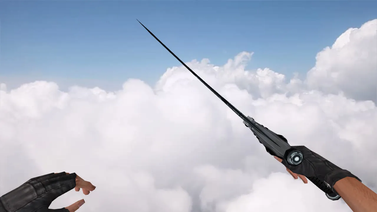 Модель «Арабский меч» для CS 1.6: v_ и p_ нож, звуки, анимация осмотра, качество текстур - скриншот 2