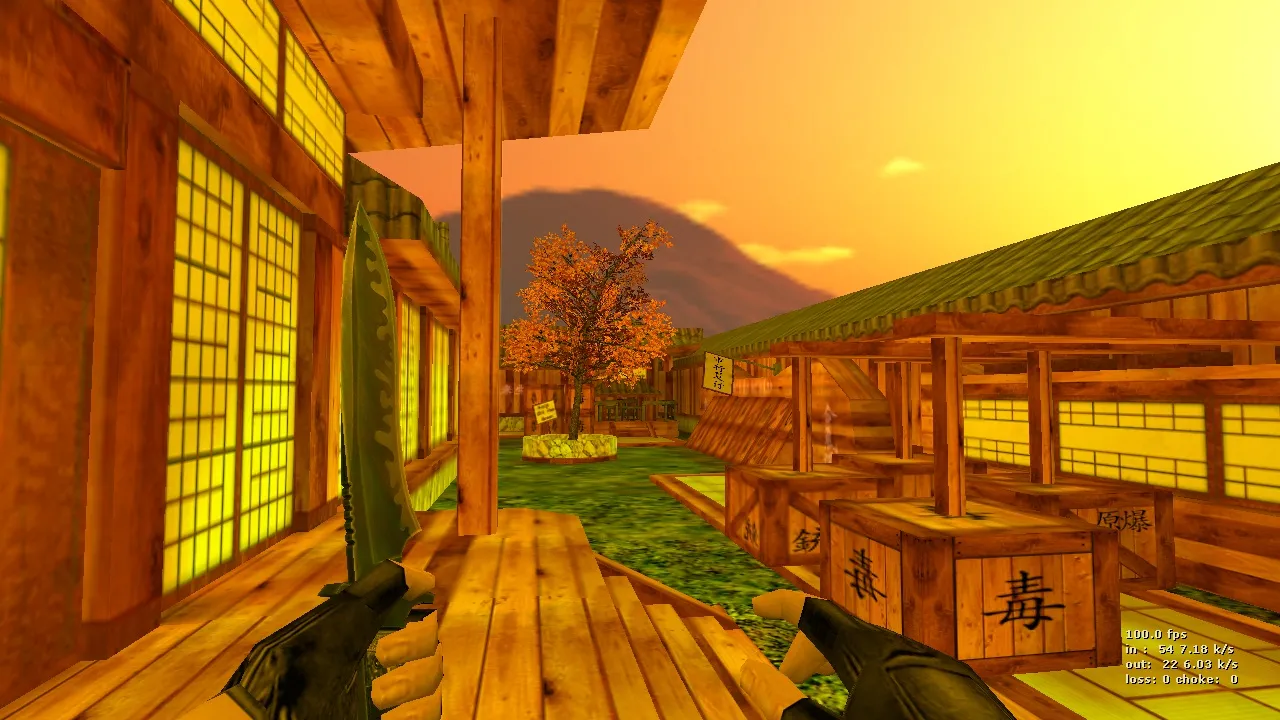 deathrun_dojo для CS 1.6: тактика за терр и контры, схема раундов и запуск карты без проблем - скриншот 3