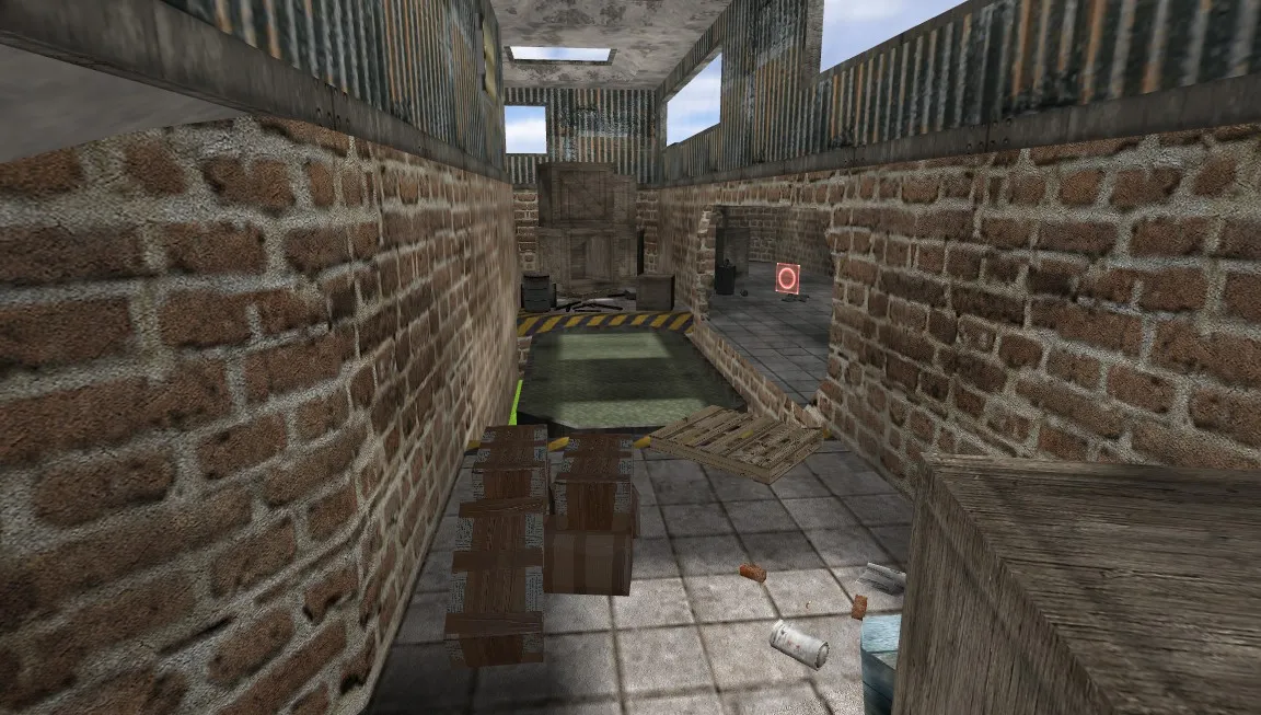 deathrun_brickwall2 - Deathrun-карта в CS 1.6: контрольные точки, боты, .nav и оптимизация - скриншот 1