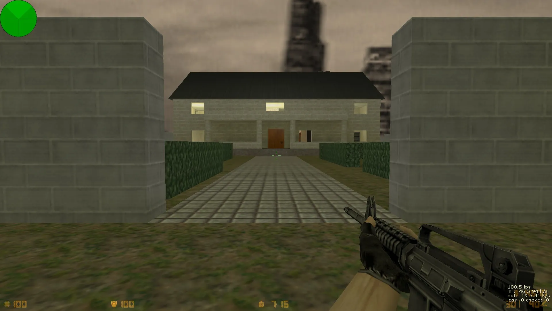 cs_mansion2022 для CS 1.6: равновесие команд, два спавна КТ, камеры, заложники в коридоре - скриншот 2