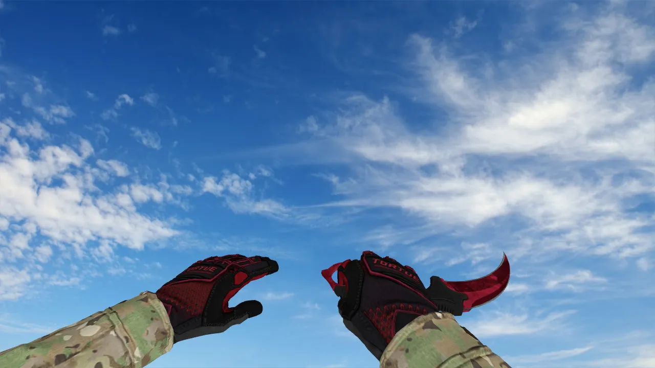 Specialist Gloves Crimson Kimono Pack для CS 1.6: v_, p_ и w_ модели, звуки, анимация осмотра - скриншот 14