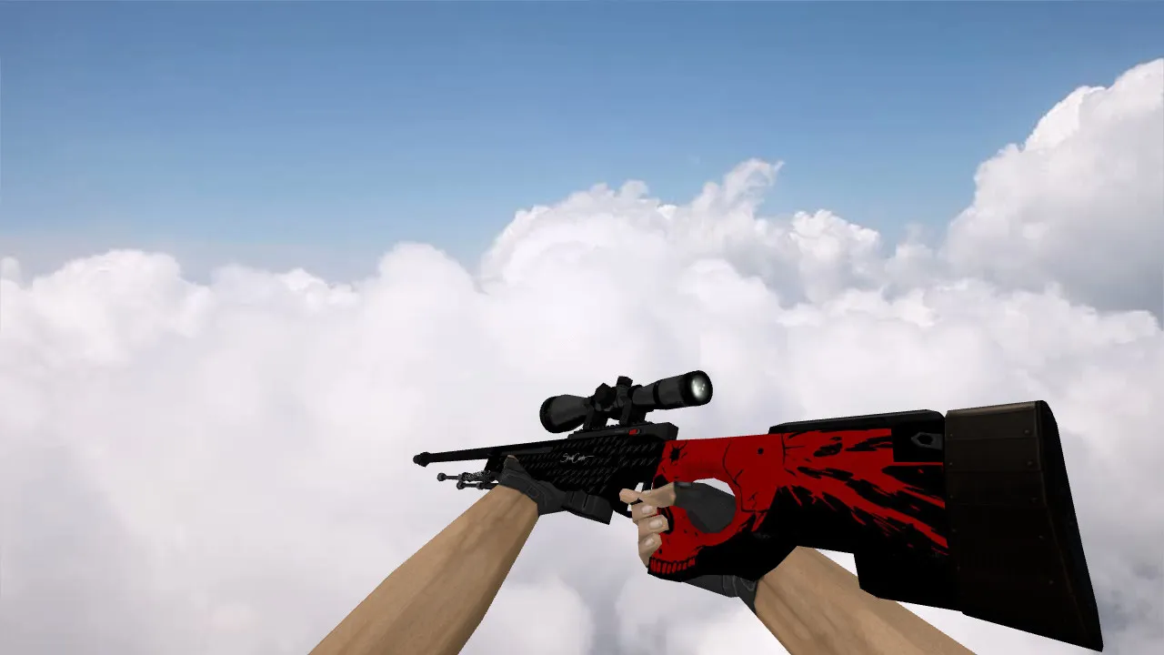 Модель AWP Skull Counter для CS 1.6 – Обновите свой арсенал — скриншот 1